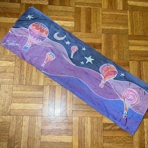 *RARE* Siobhan hot air balloon scarf 52” x 8”